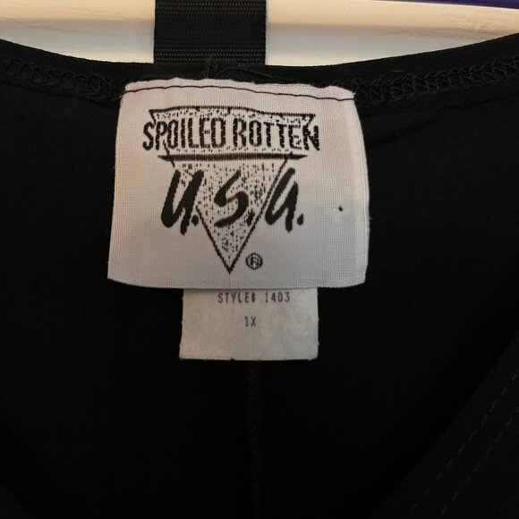 Spoiled Rotten Size 1X Formal Black Dress - Picture 2 of 2